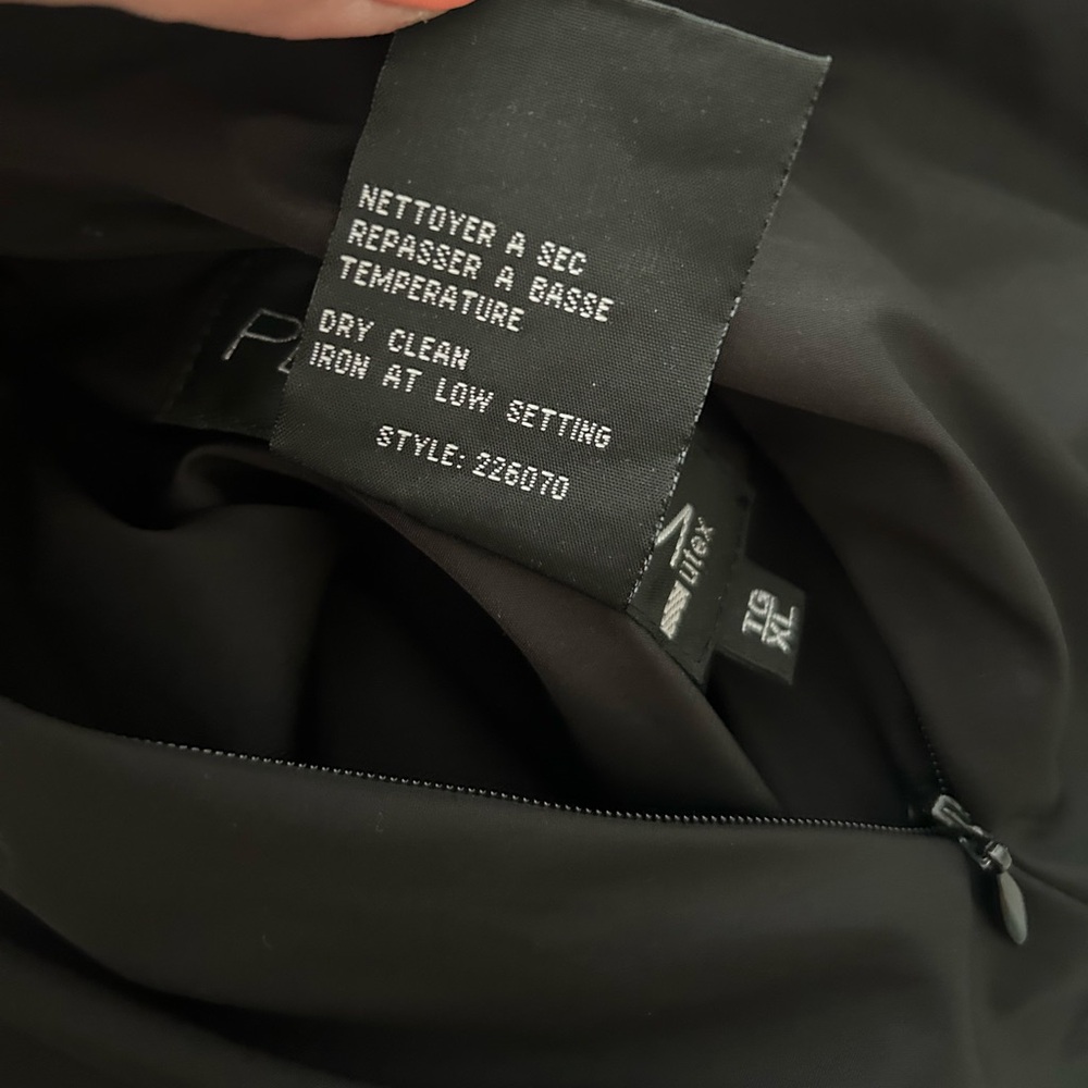 PLATINUM faux fur black button up peacoat winter jacket - Picture 7 of 7